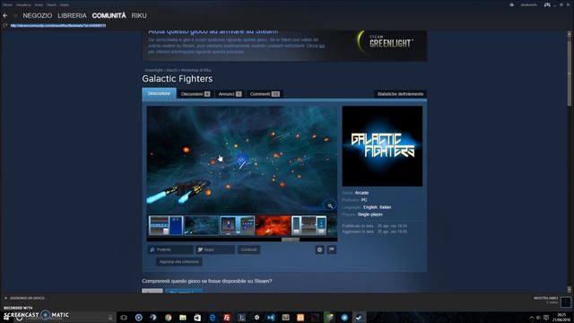 Galactic Fighters on Greenlight! смотреть онлайн