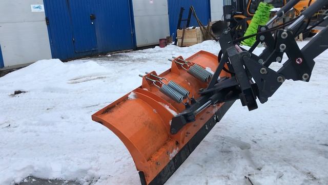 Гидроповоротный отвал для уборки снега SPRING смотреть онлайн