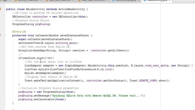 HOW TO SYNC SQLITE DATA TO MYSQL DATABASE ONLINE IN ANDROID PART II смотреть онлайн