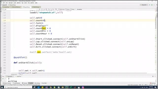 Digital StopWatch GUI Applicationin Qt Designer & Pycharm | Mobile Stopwatch GUI 2020 | Lap Reset смотреть онлайн