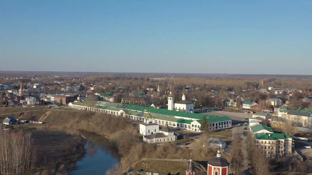 Суздаль с высоты птичьего полета 08.04.2023 год смотреть онлайн