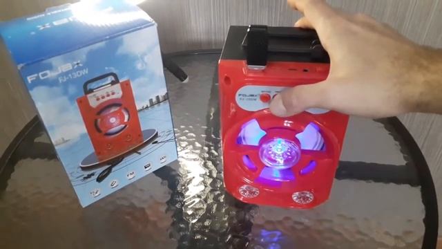 Обзор портативной колонки FOJAX FJ-13DW смотреть онлайн