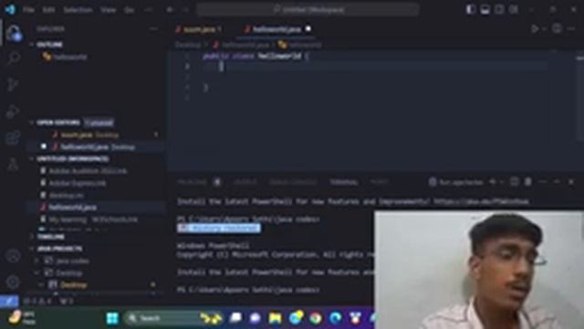 Visual studio code installation | Java in vs code | first java code | Max | CodeX terminal :) смотреть онлайн