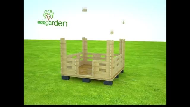ЭКОГАРДЕН.РФ - Беседка для дачи и сада (3х3 м) Сборка 3D смотреть онлайн
