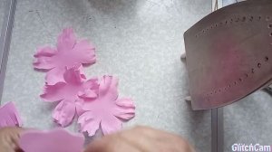 Пионы из зефирного фоамирана.