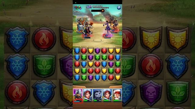 Aggressive II vs Guerreros Aztecas. Боевое равенство. Empires puzzles смотреть онлайн