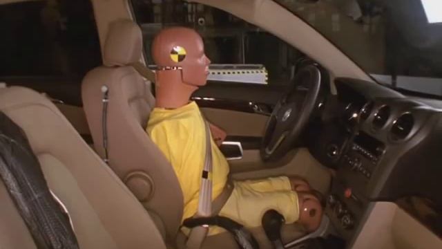 2008 Saturn VUE side IIHS crash test смотреть онлайн