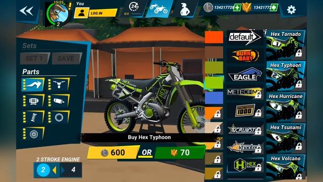 Mad Skills Motocross 3 - Bike 7 Max Upgrade a Lot of Money смотреть онлайн