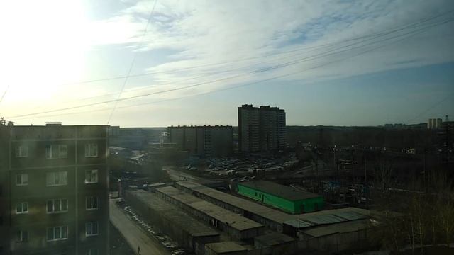 Таймлапс из окна. смотреть онлайн