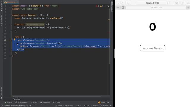 Handling click events in React | RNcasts #1 смотреть онлайн