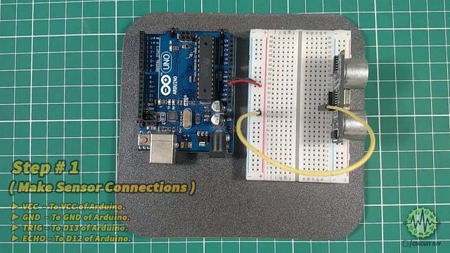 Ultrasonic Sensor Arduino Code | Ultrasonic Sensor | HC-SR04 | Arduino Tutorial смотреть онлайн