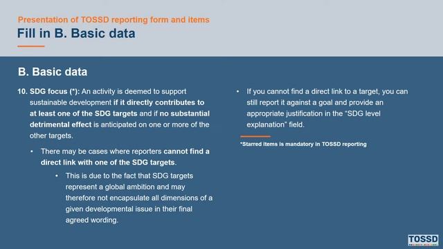 Training - Module 1: Reporting on TOSSD for new reporters смотреть онлайн