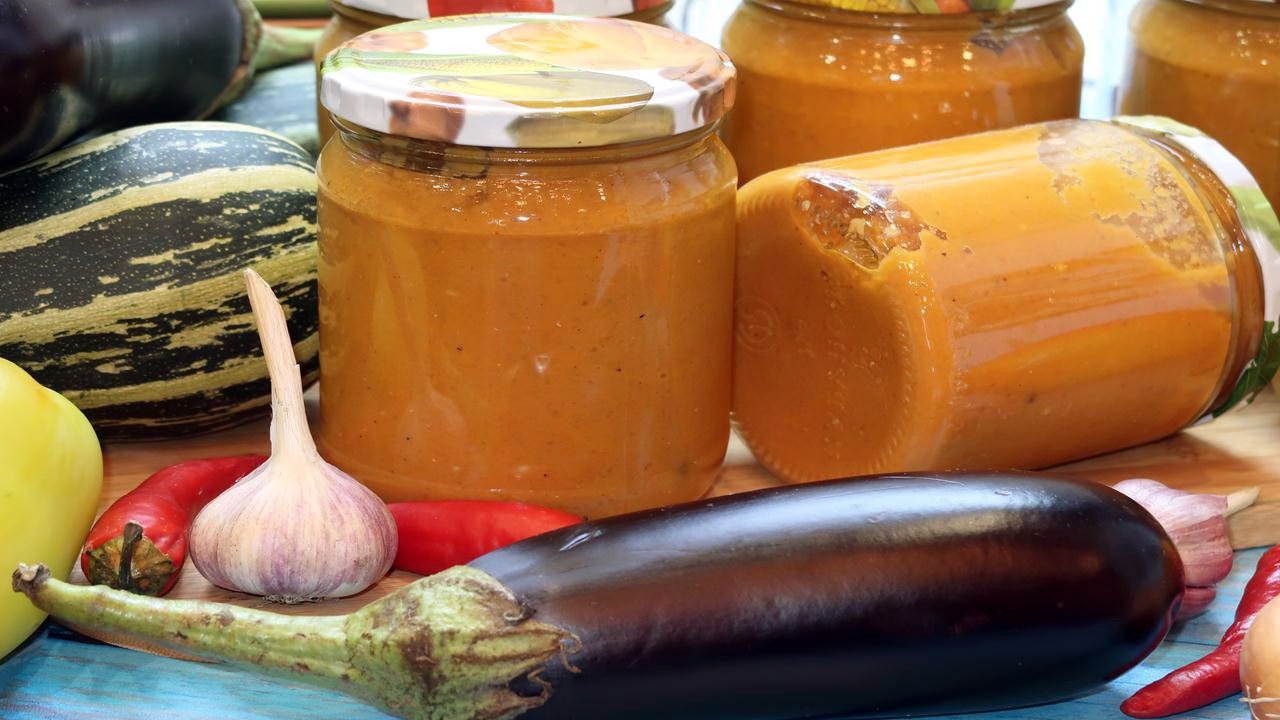 Очень вкусная кабачковая икра с баклажанами на зиму смотреть онлайн