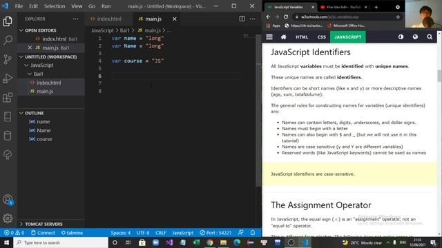 Biến - JavaScript 1.0 phút смотреть онлайн