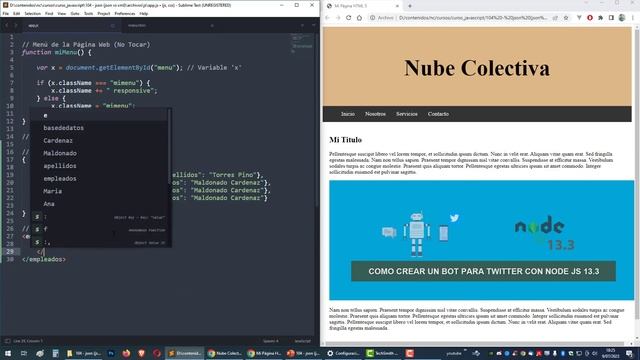Curso JavaScript desde 0: JSON (JSON vs XML) - 104 смотреть онлайн