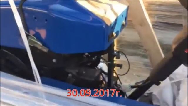 Проверка и отгрузка минитрактора"Русич Т-12" (30.09.2017г) смотреть онлайн