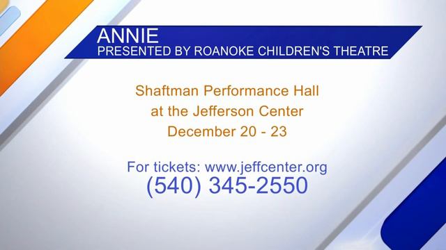 Roanoke Children's Theatre Presents "Annie" смотреть онлайн