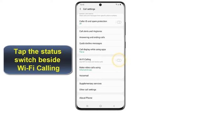 How to turn on WIFI calling on Samsung S21 (Activate WIFI calling on Galaxy S21) смотреть онлайн