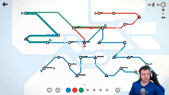 СТРОИМ МАЛЕНЬКОЕ МЕТРО СТОКГОЛЬМА ? Mini Metro #10 смотреть онлайн
