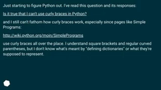 What is the meaning of curly braces? смотреть онлайн