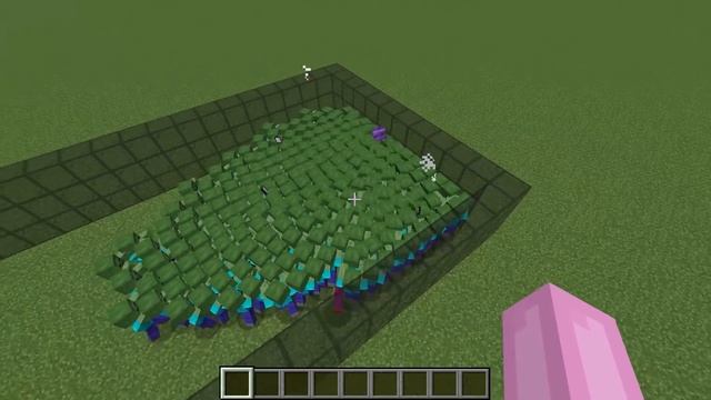 1000 zombies vs 1 super villager (but villager has all effects) смотреть онлайн