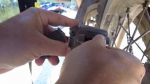 10-Minute Rear Brake Pad Change on a BMW G650GS