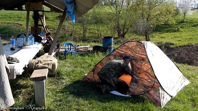 Рыбалка поход с ночёвкой в палатке Апрель 2019г.1 серия Предгорье Кавказа. Живите в Кайф! смотреть онлайн