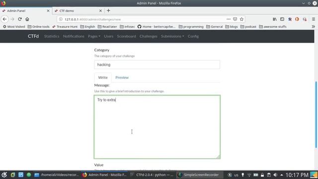 طريقة انشاء مسابقات Caputre The Flag باستخدام منصة CTFd смотреть онлайн