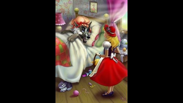 Fairy tale Little Red Riding Hood in French смотреть онлайн