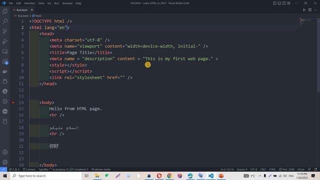 Learn HTML in 2023 #05 | Doctype and Comments смотреть онлайн