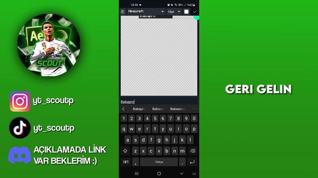 MİNECRAFT NİCKNAME TEXT YAPIMI!!! - Alight Motion - ScouT смотреть онлайн