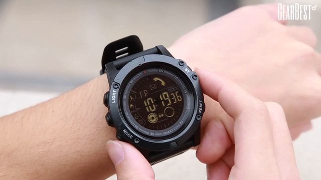 Alfawise EX17S Sports Smart Watch Android iOS Compatibility - GearBest.com смотреть онлайн