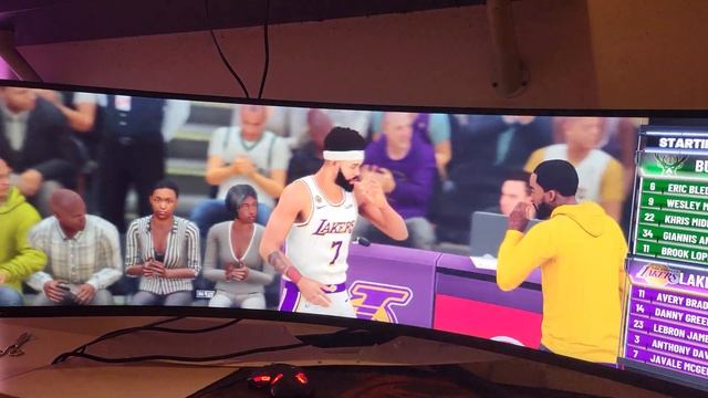 Samsung odyssey neo g9 nba2k21 5120x1440 5k HDR 240HZ GSYNC RTX3080TI смотреть онлайн