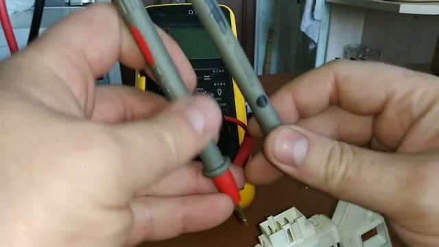 Проверка замка двери стиральной машины мультиметром (убл-управление блокировки люка)