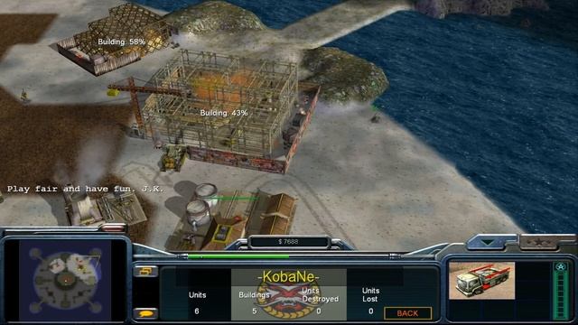 Zero Hour Map Review: Island Of Chaos Survival Command and Conquer Generals смотреть онлайн