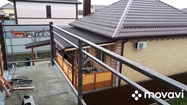 Я сам не ожидал. Шикарная краска для перил. Перила готовы.