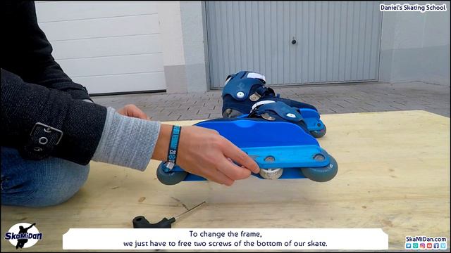 How To Transform Inline Skates Into Ice Skates - Transformer Ice Blades - Skates Customizing #03 смотреть онлайн