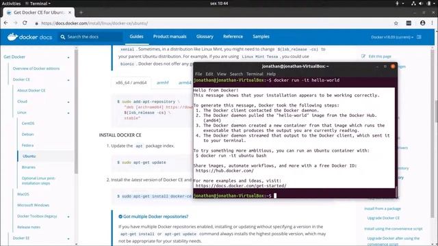 Entendendo Docker #2 - Setup Linux & Windows смотреть онлайн