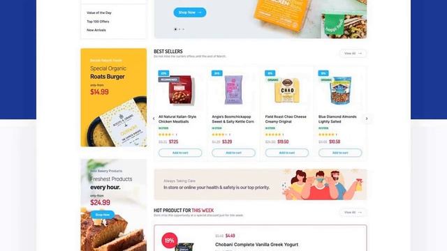 Bacola - Grocery Store And Food ECommerce Theme Free Download