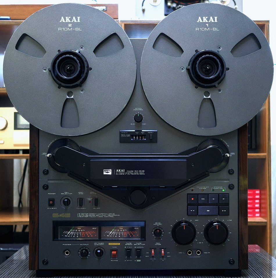 Катушечный магнитофон AKAI GX-646 тест работоспособности смотреть онлайн