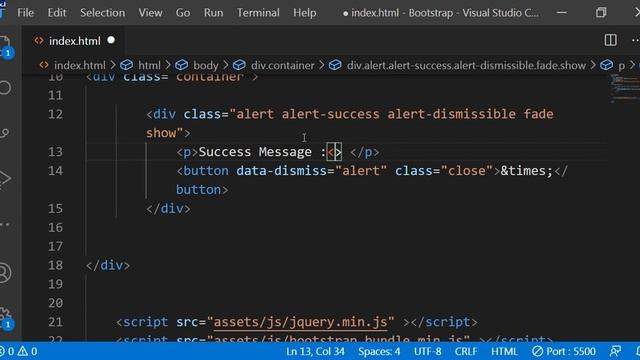 #7 Bootstrap Alert смотреть онлайн