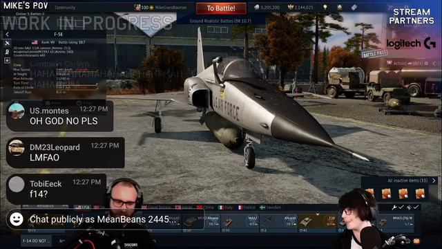 War Thunder F-5E Reveal смотреть онлайн