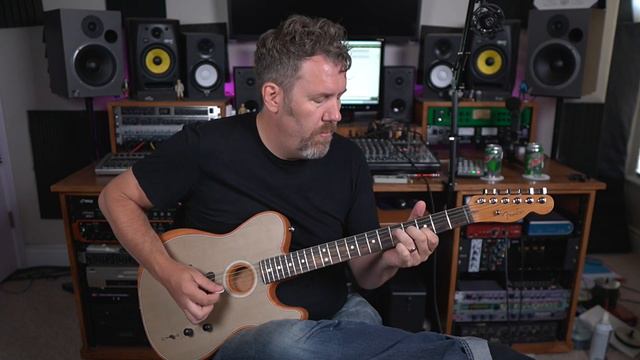Fender Acoustasonic Telecaster - Sonic Gray - 2020 Review смотреть онлайн
