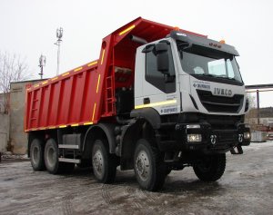 Самосвал Ивеко-АМТ 753910-10 8х8, 20м3, 32т, 450 л.с., северное исполнение