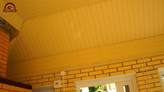 Кирпичная круглогодичная беседка с барбекю комплексом! смотреть онлайн