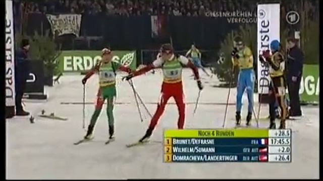 Рождественская гонка Шальке Арена Германия 28 12 2009 смотреть онлайн