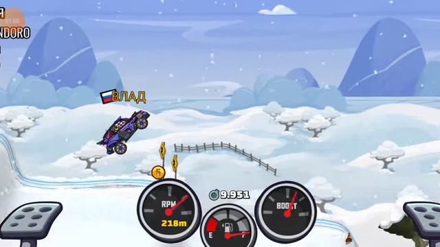 Hill Climb Racing 2 Зимний Кубок. Ралли. Не получился первый этап. смотреть онлайн