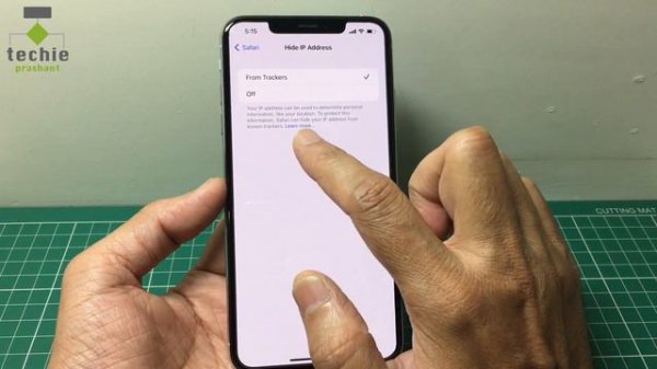 How to Hide IP Address on iPhone Safari Browser from Trackers | iOS 15 | Techie Prashant | HINDI