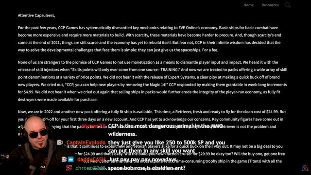 EvE ONLINE is DYING - GAME OVER this is WHY!!! смотреть онлайн