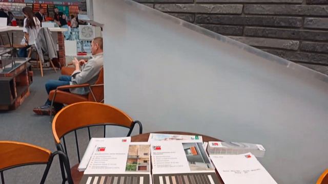 Материал Baumit на стенде компании White Hills Искусственный Камень. Строительная выставка Мосбилд.